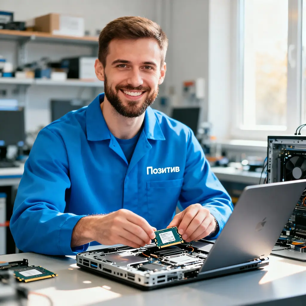 заменить HDD на SSD на ноутбуке в Сочи