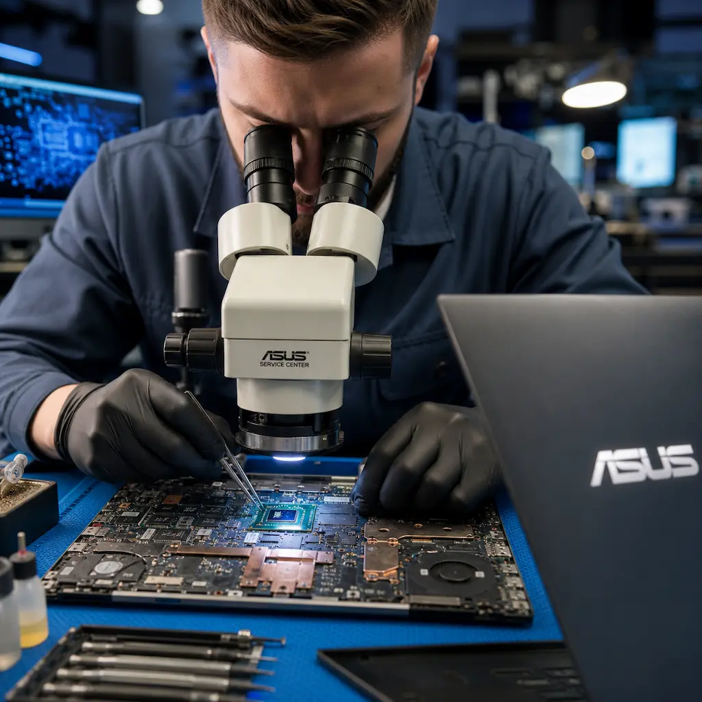 Замена видеокарты ноутбука Asus в Сочи