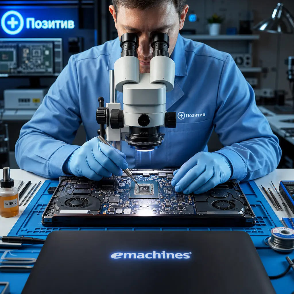 Замена видеокарты ноутбука Emachines в Сочи