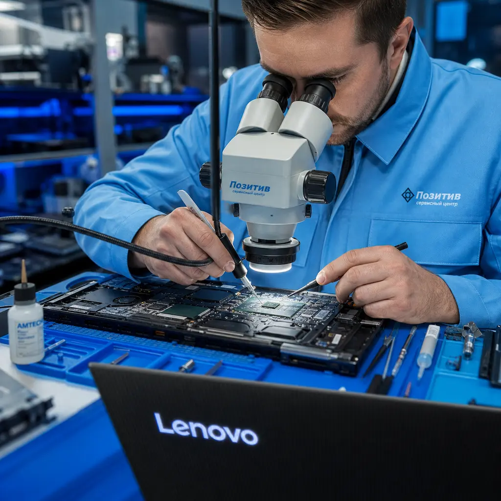 Замена видеокарты ноутбука Lenovo в Сочи