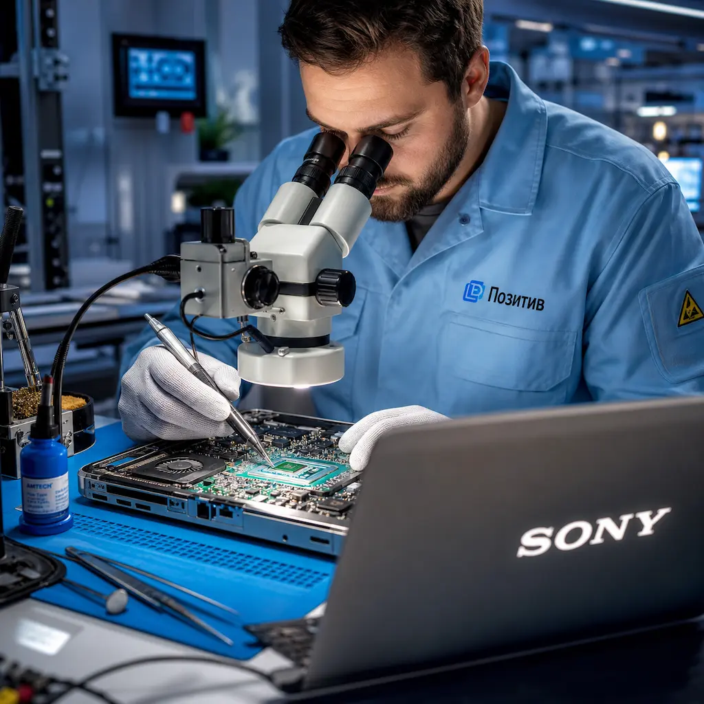 Замена видеокарты ноутбука Sony в Сочи