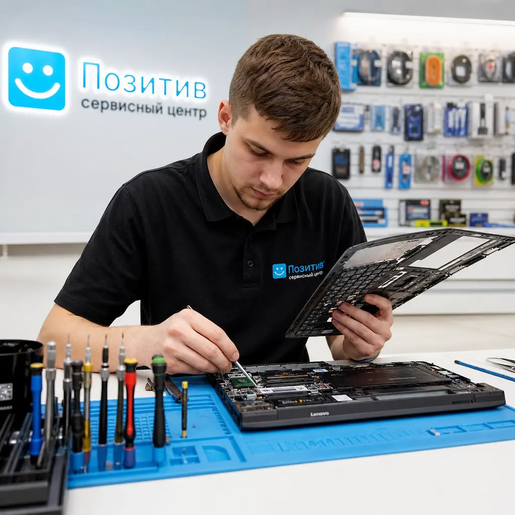 заменить клавиатуру на ноутбуке Lenovo в Сочи