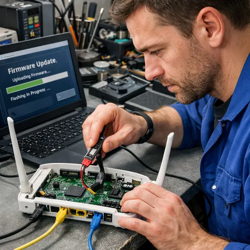 Обновление прошивки роутера в Сочи