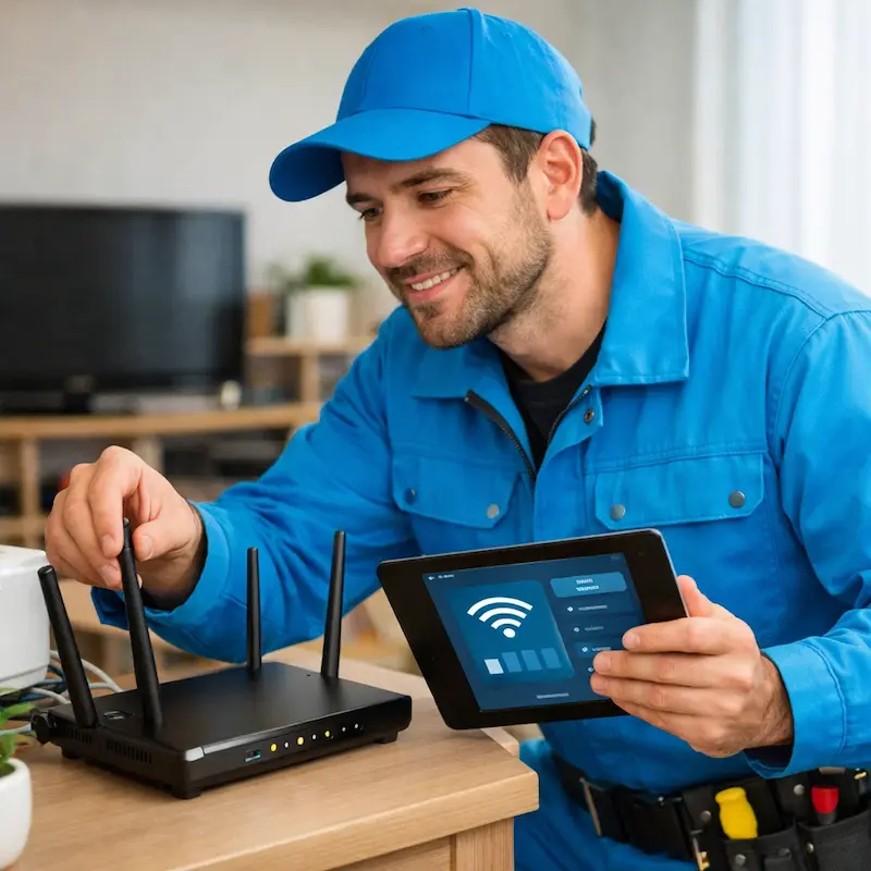 Настройка Wi-Fi для квартиры, дома и офиса в Сочи
