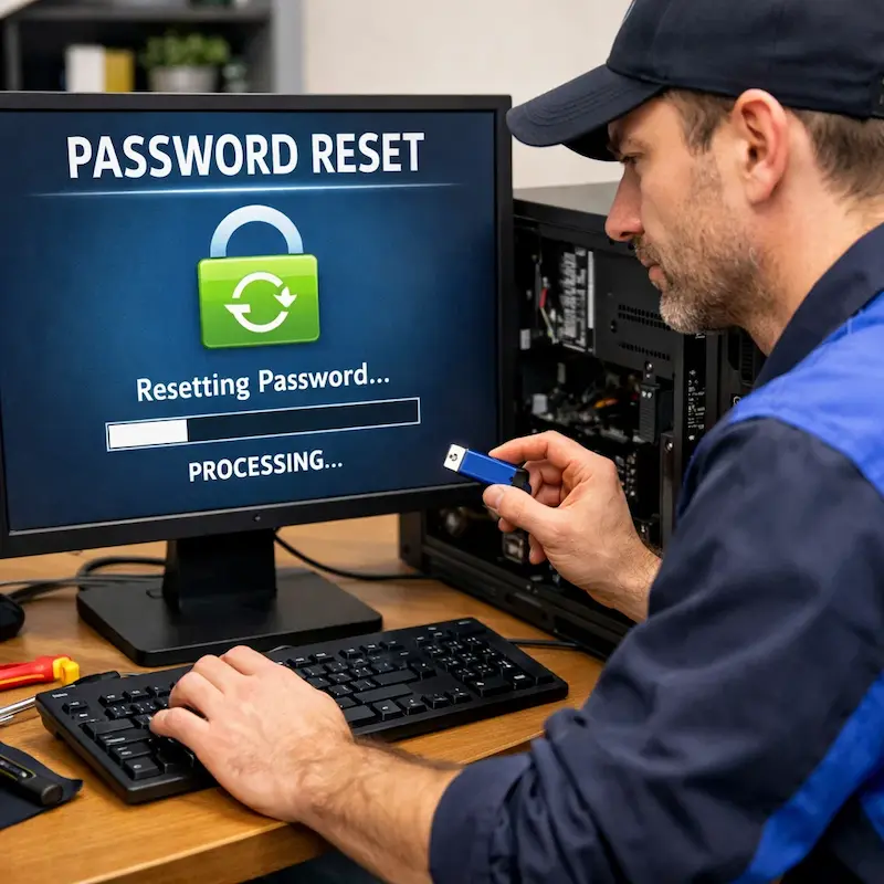 Удаление пароля на компьютере в Сочи