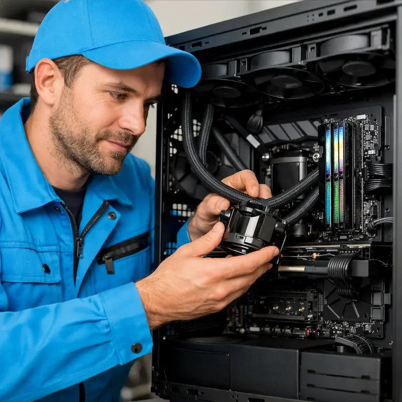 Установка СЖО на ПК в Сочи