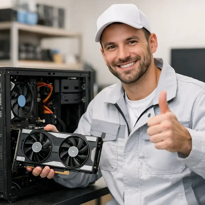 установка видеокарты на ПК в Сочи