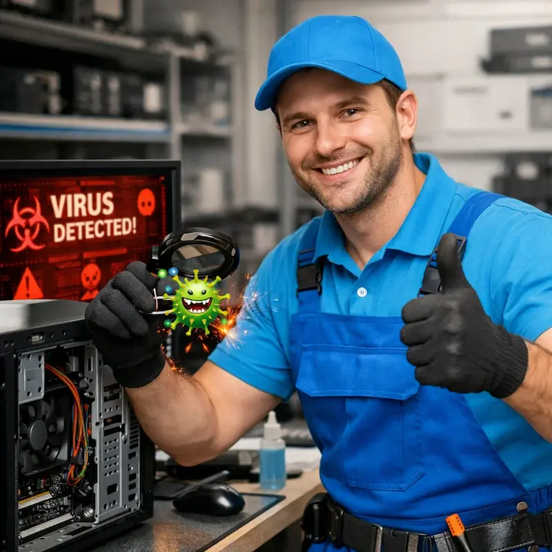 Удаление вирусов с компьютера в Сочи